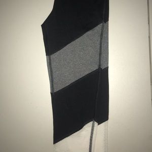 High Waisted Leggings with Mesh